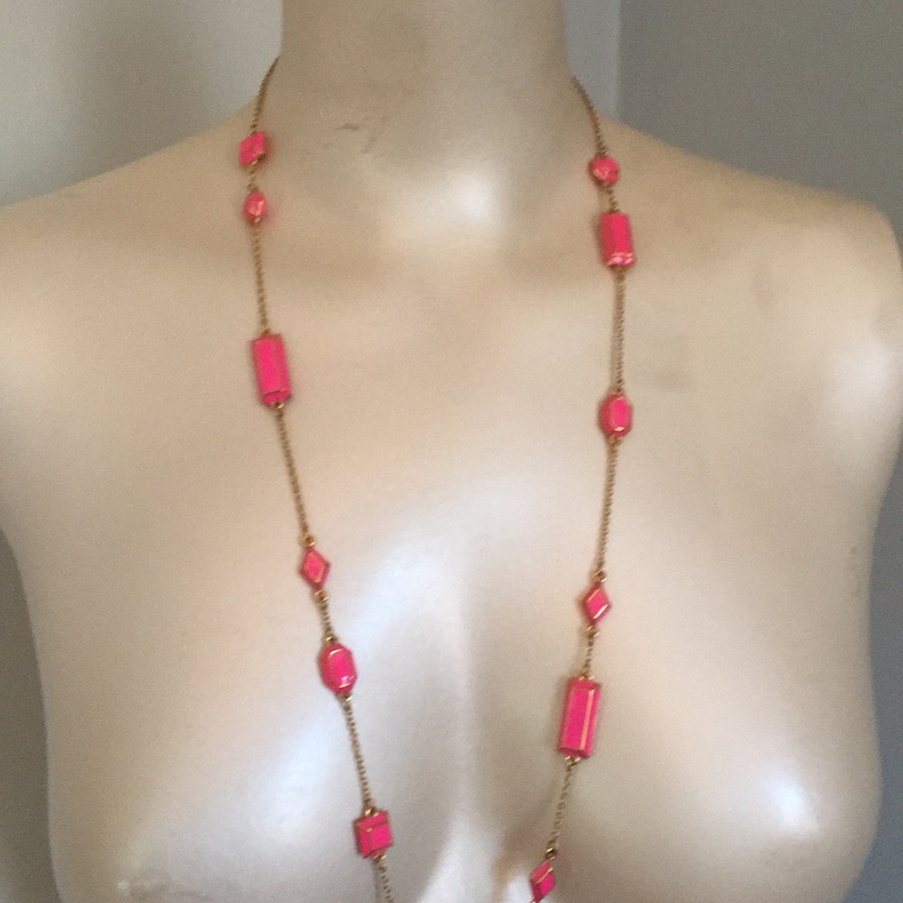 Kate spade‎ pink scatter necklace NWT